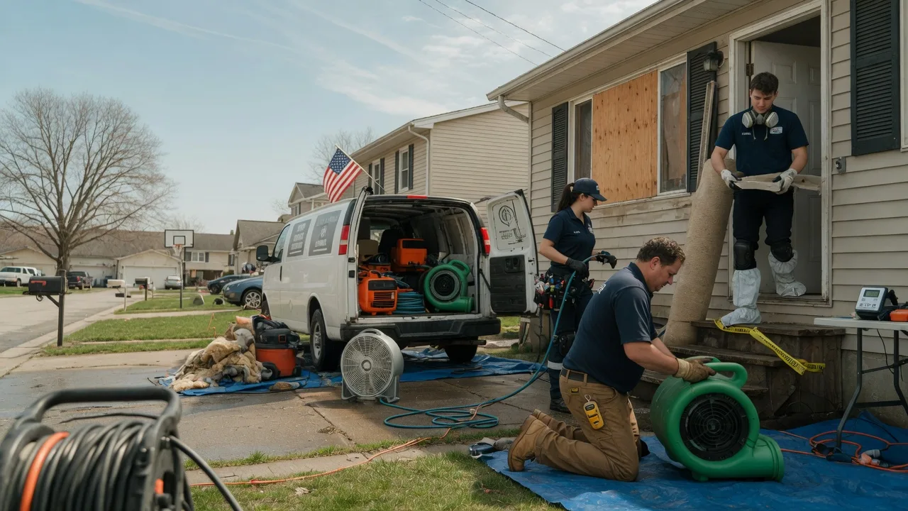Water Damage Restoration in Elsmore, KS near me